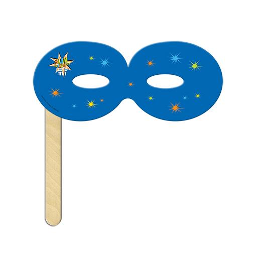 DMKF1 Round Mask on a Stick With Full Color Cus...